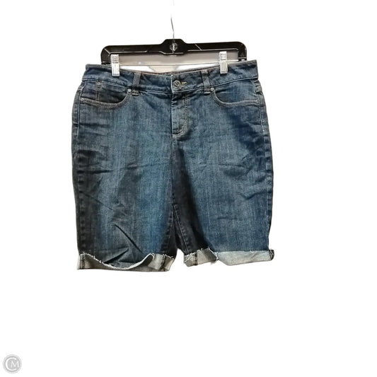 Shorts By Talbots In Blue Denim, Size: 10p