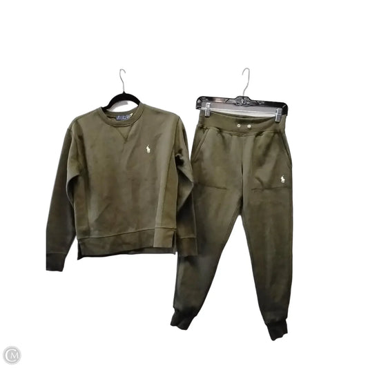 Athletic Pants 2pc By Polo Ralph Lauren In Green, Size: Xs