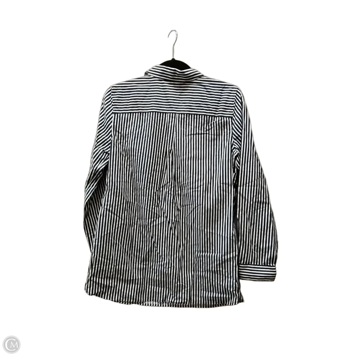 Top Long Sleeve By Talbots In Striped Pattern, Size: 8