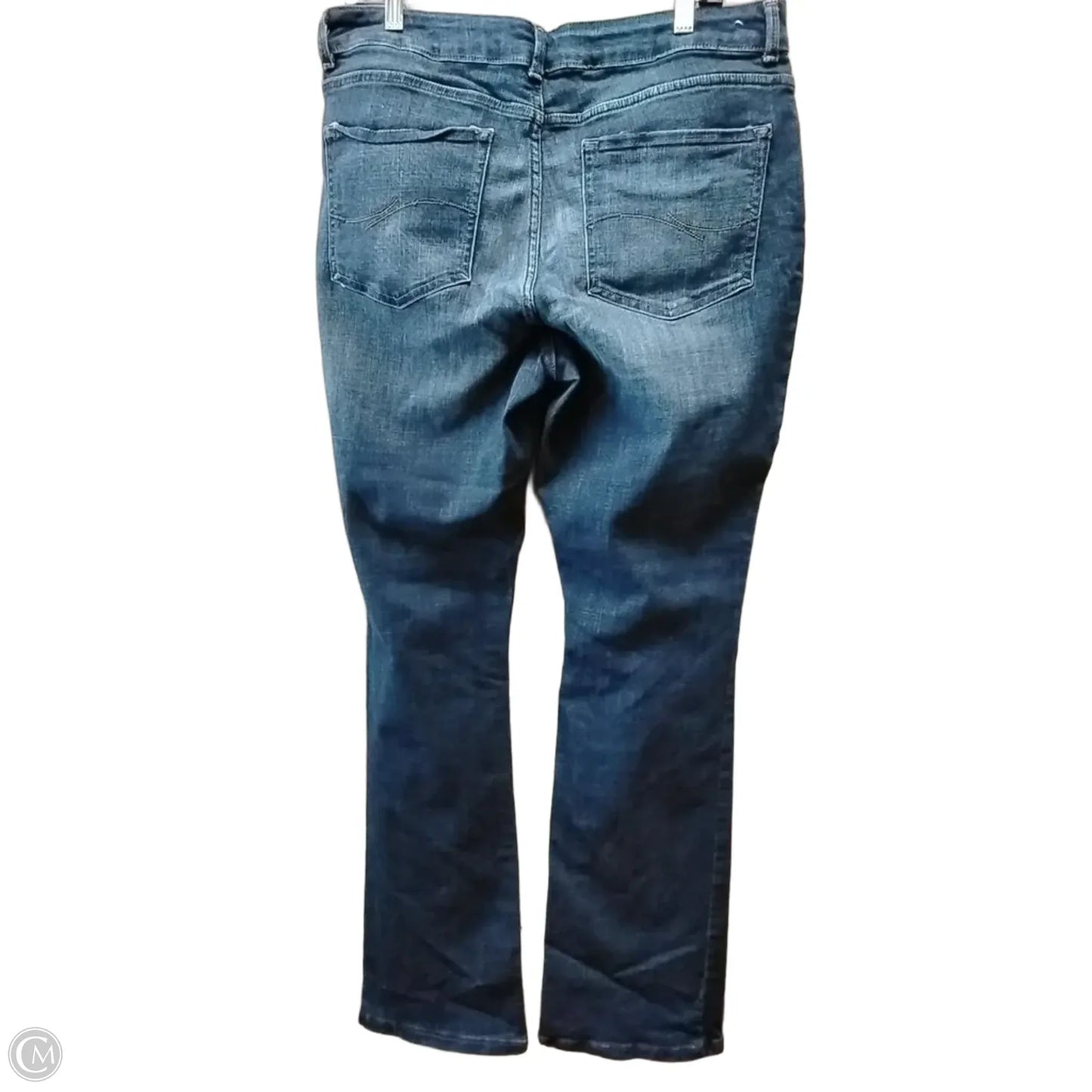 Jeans Boot Cut By Lee In Blue Denim, Size: 16
