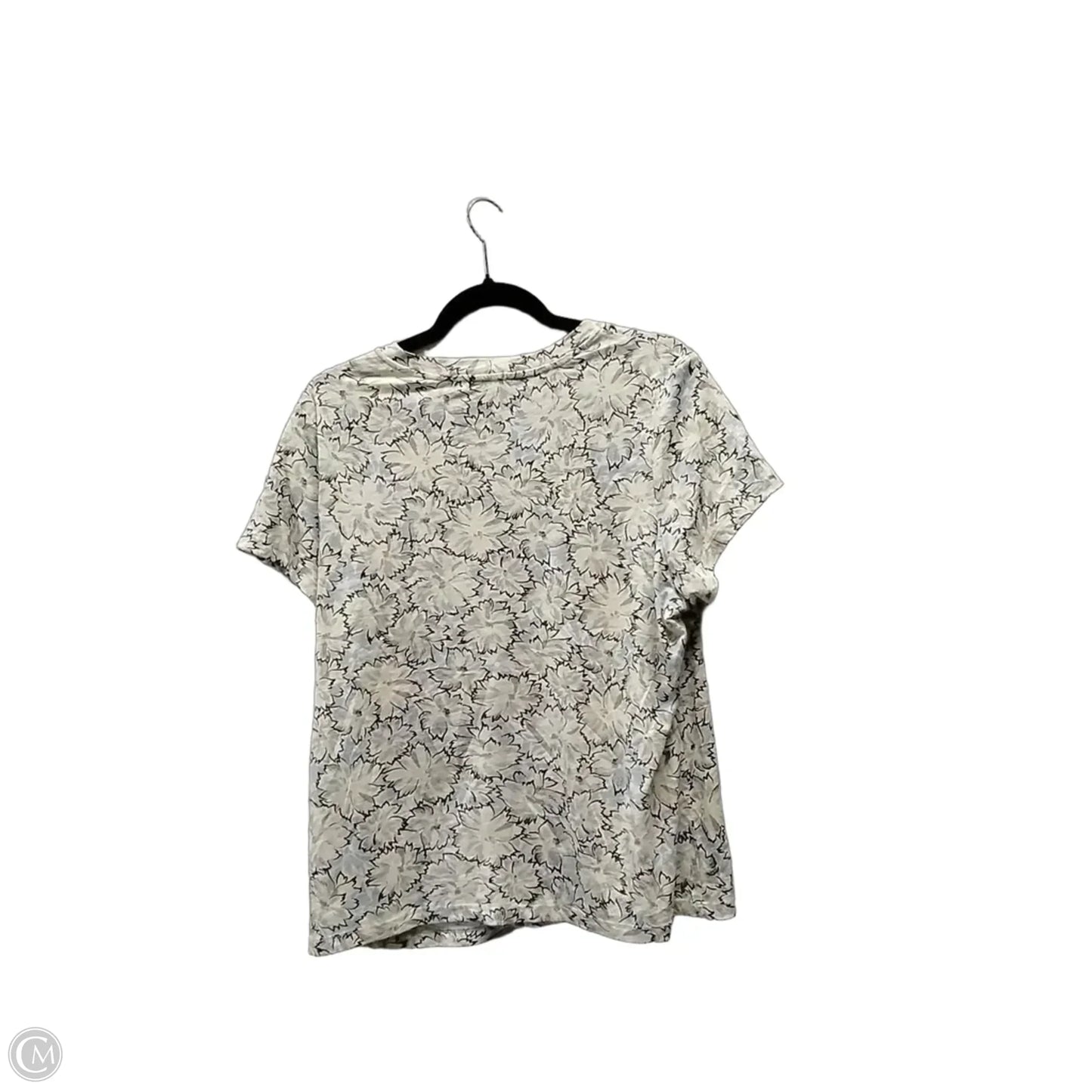 Top Short Sleeve By Sanctuary In Floral Print, Size: L