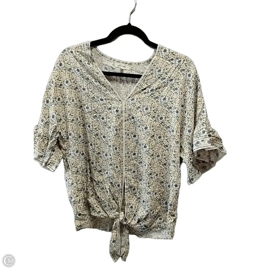 Blouse Long Sleeve By Max Studio In Floral Print, Size: Xs
