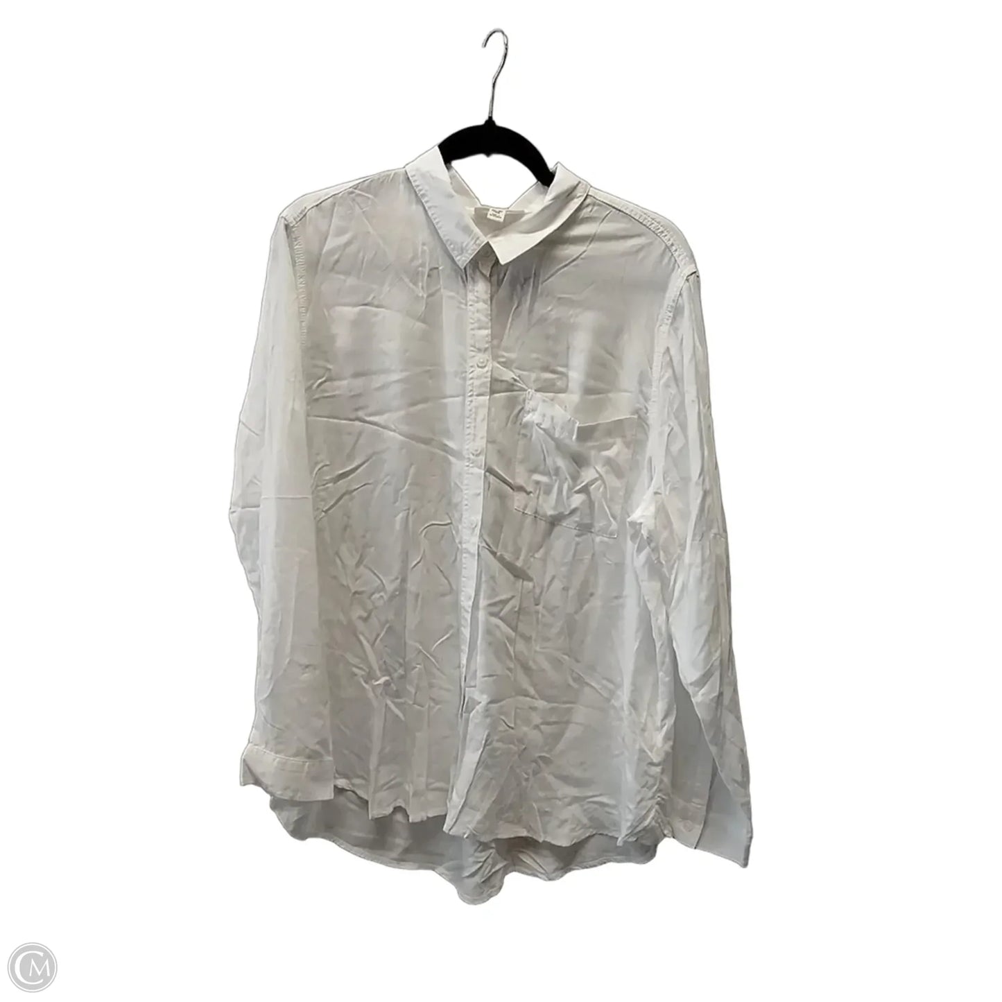 Top Long Sleeve By Beachlunchlounge In White, Size: Xxl