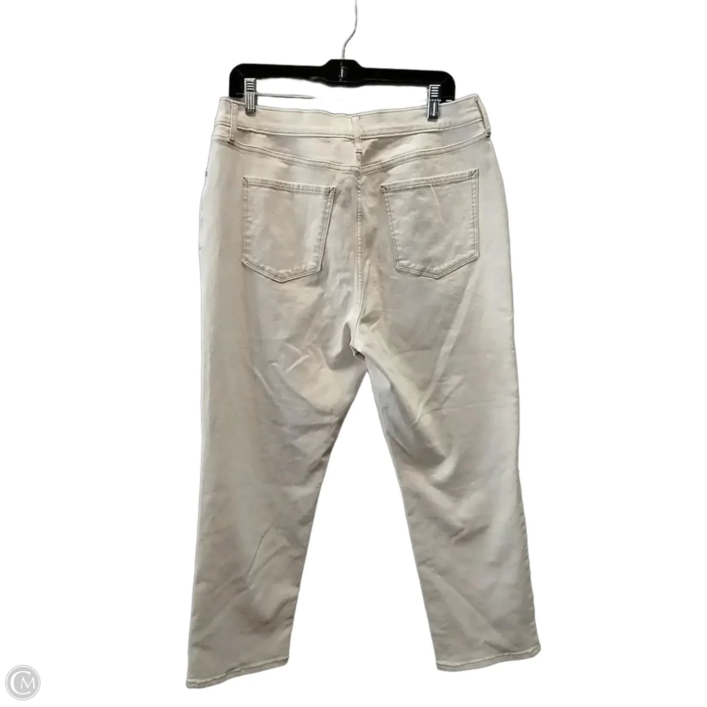 Jeans Straight By Ana In Beige, Size: 16
