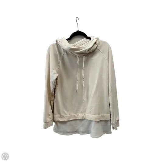 Sweatshirt Collar By Te Verde In Beige, Size: L