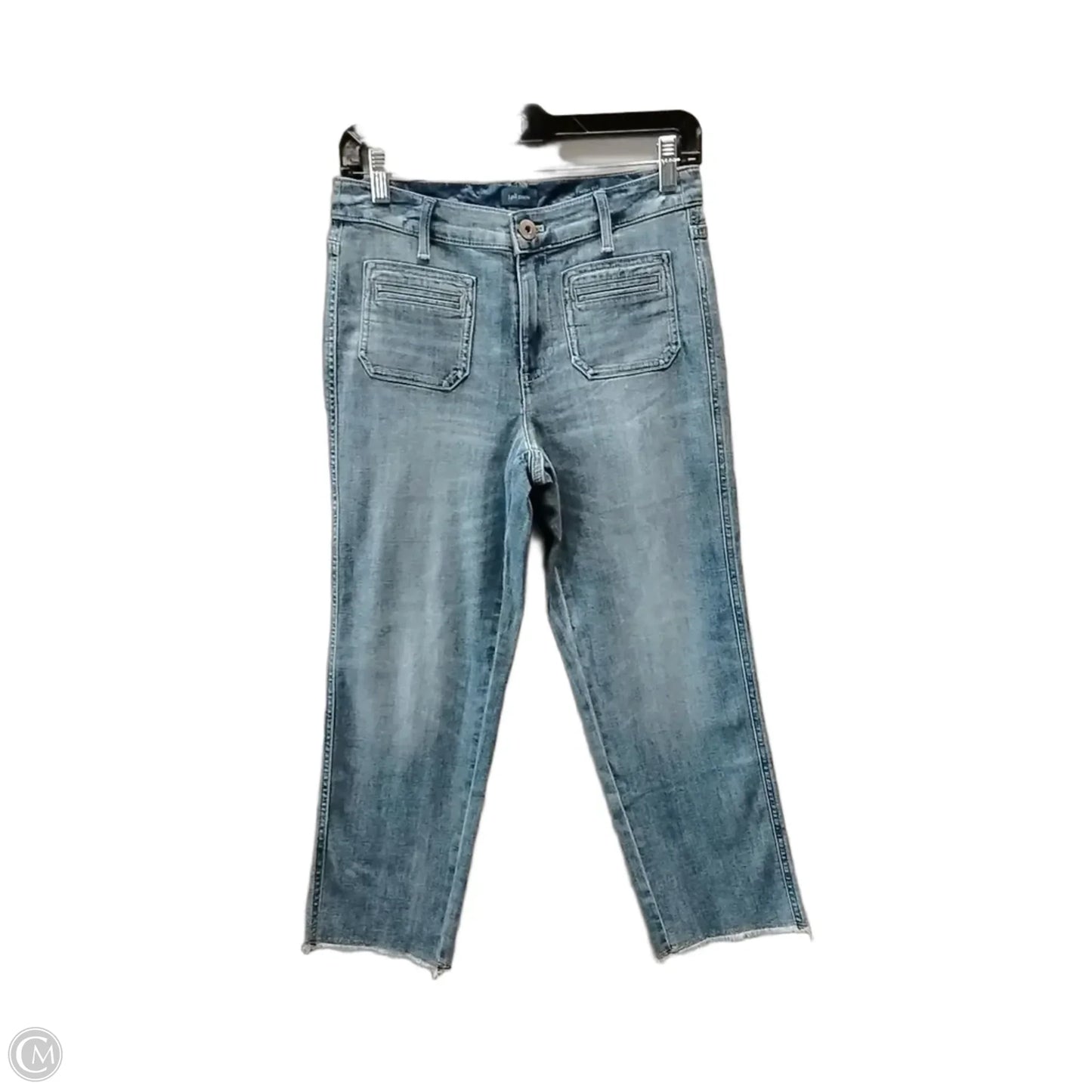 Jeans Straight By Loft In Blue Denim, Size: 2