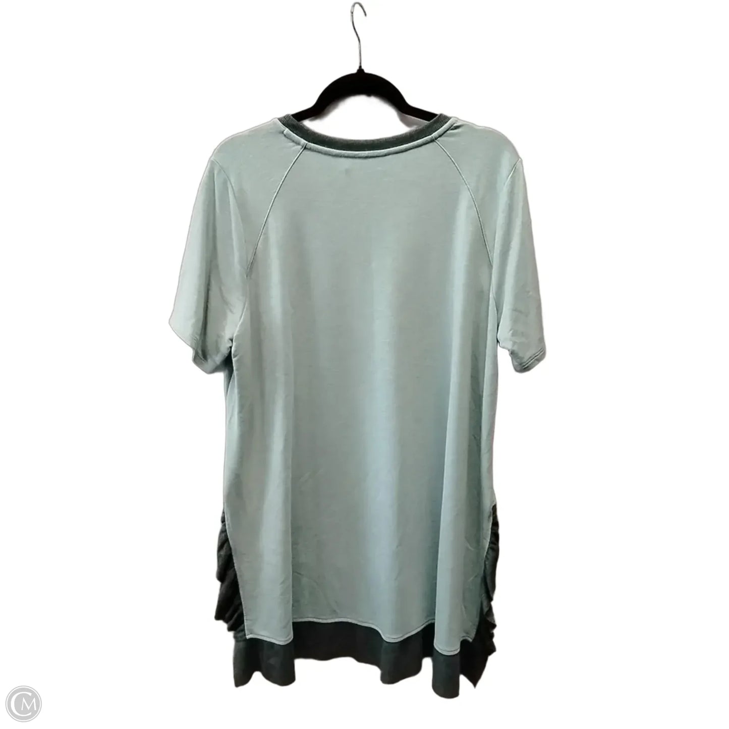 Top Short Sleeve By Logo In Green, Size: Xl