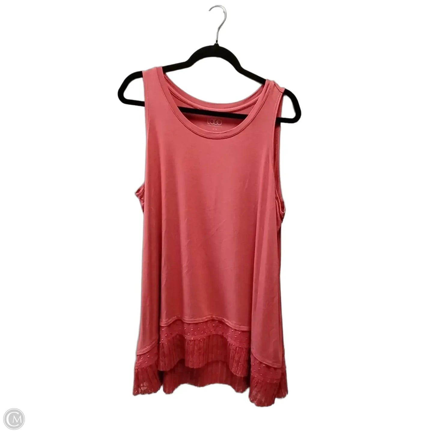 Tank Top By Logo In Red, Size: Xl