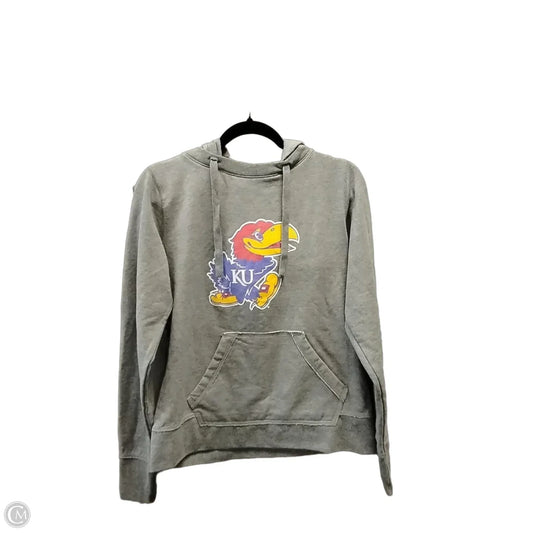 Sweatshirt Hoodie By Cme In Grey, Size: M