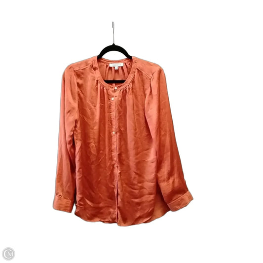 Blouse Long Sleeve By Rose And Olive In Orange, Size: S