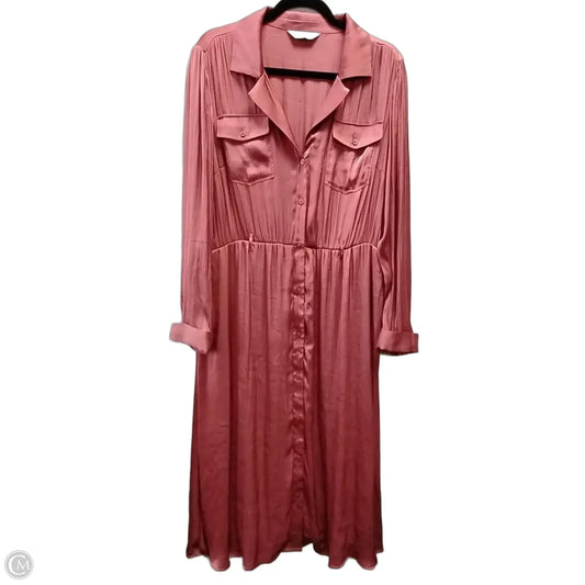 Dress Casual Maxi By Nine West In Red, Size: Xxl