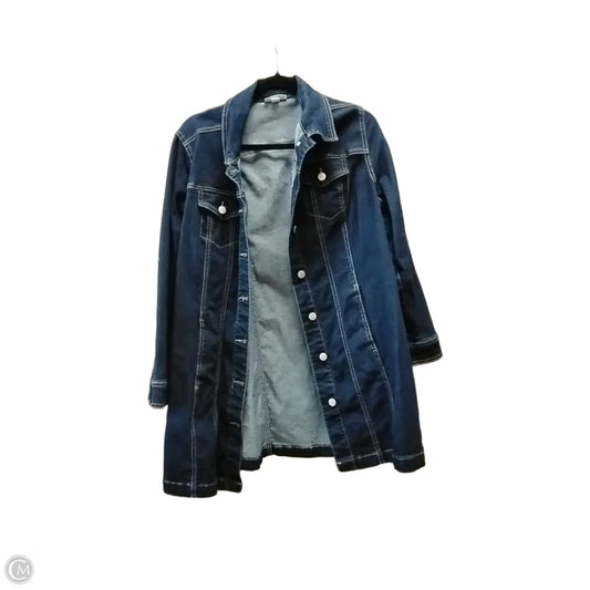 Jacket Denim By Westport In Blue Denim, Size: 1x