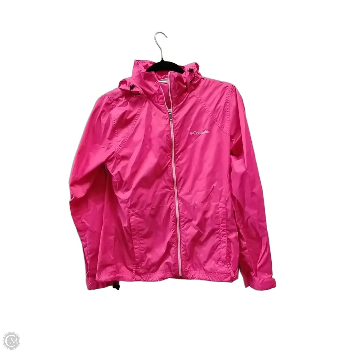 Jacket Windbreaker By Columbia In Pink, Size: S