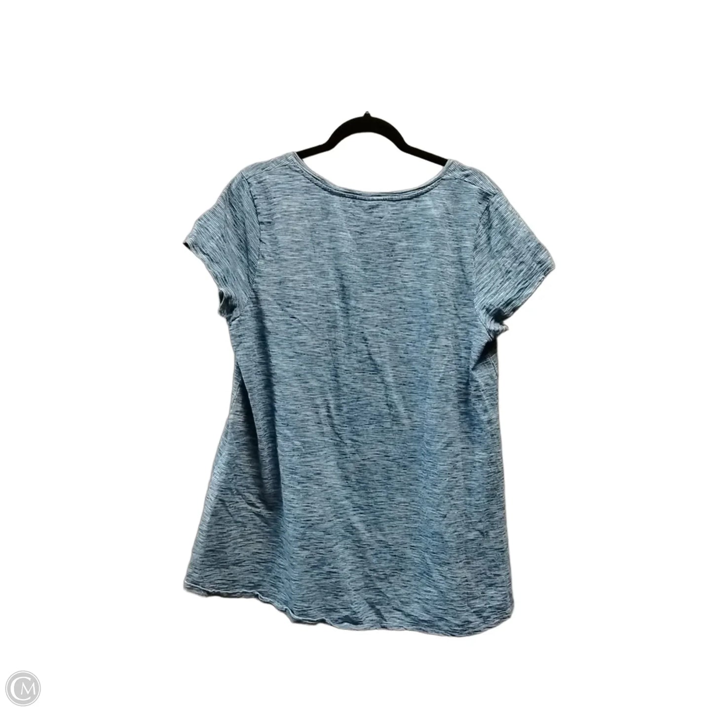 Top Short Sleeve By J. Jill In Blue, Size: L