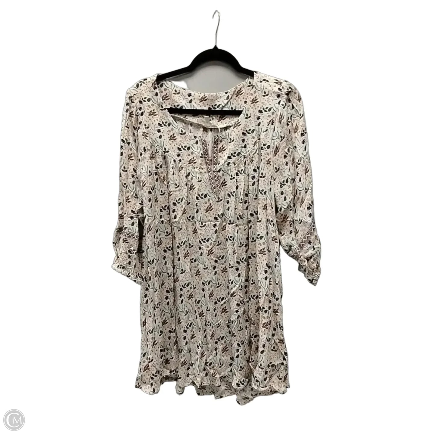 Top Long Sleeve By Indigo Soul In White, Size: Xl