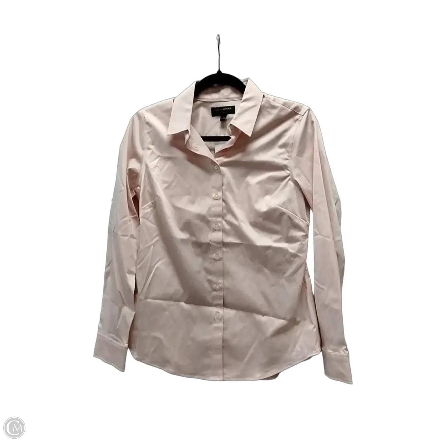 Top Long Sleeve By Banana Republic In Pink, Size: S