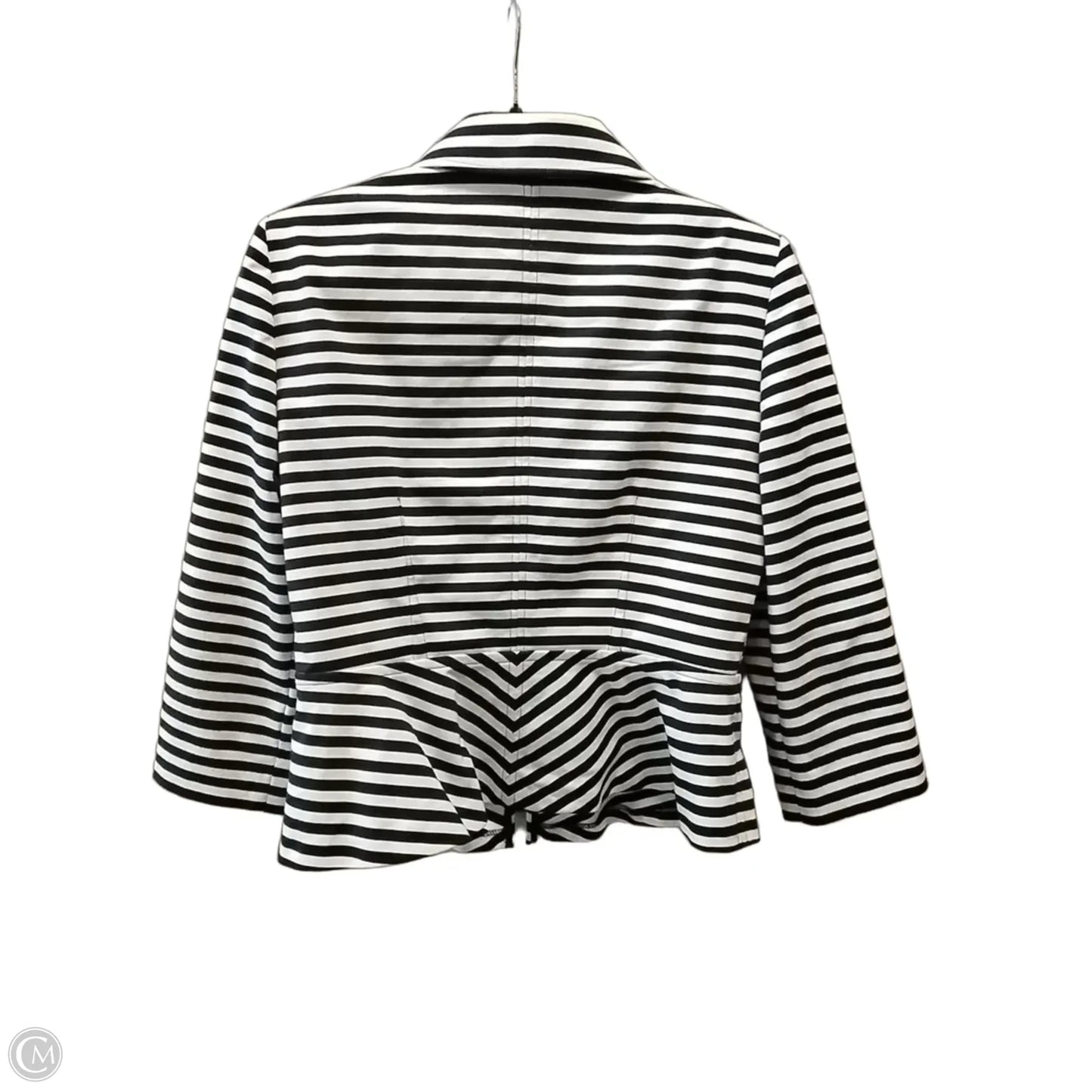 Blazer By Tahari In Striped Pattern, Size: 12