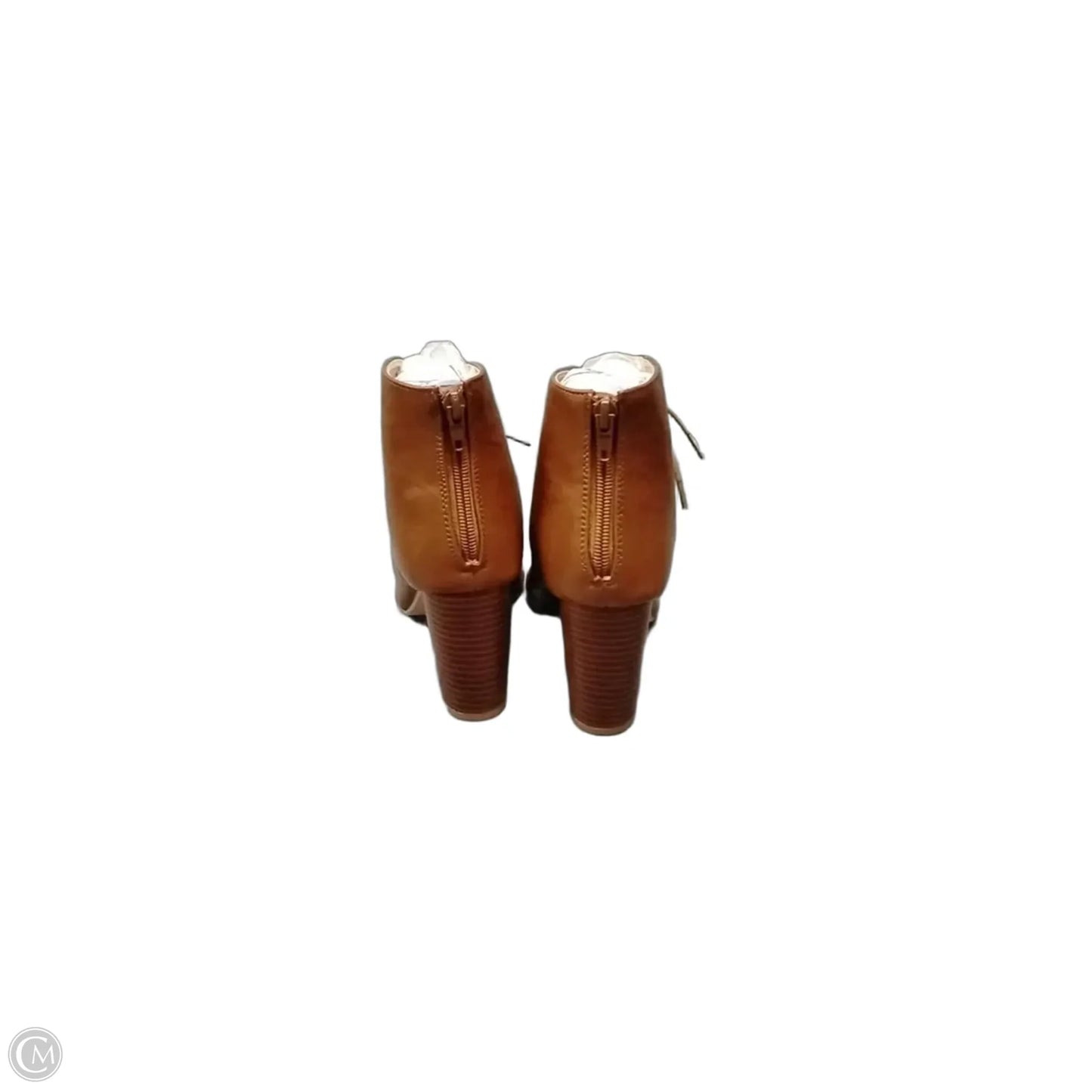 Boots Ankle Heels By Cme In Brown, Size: 7