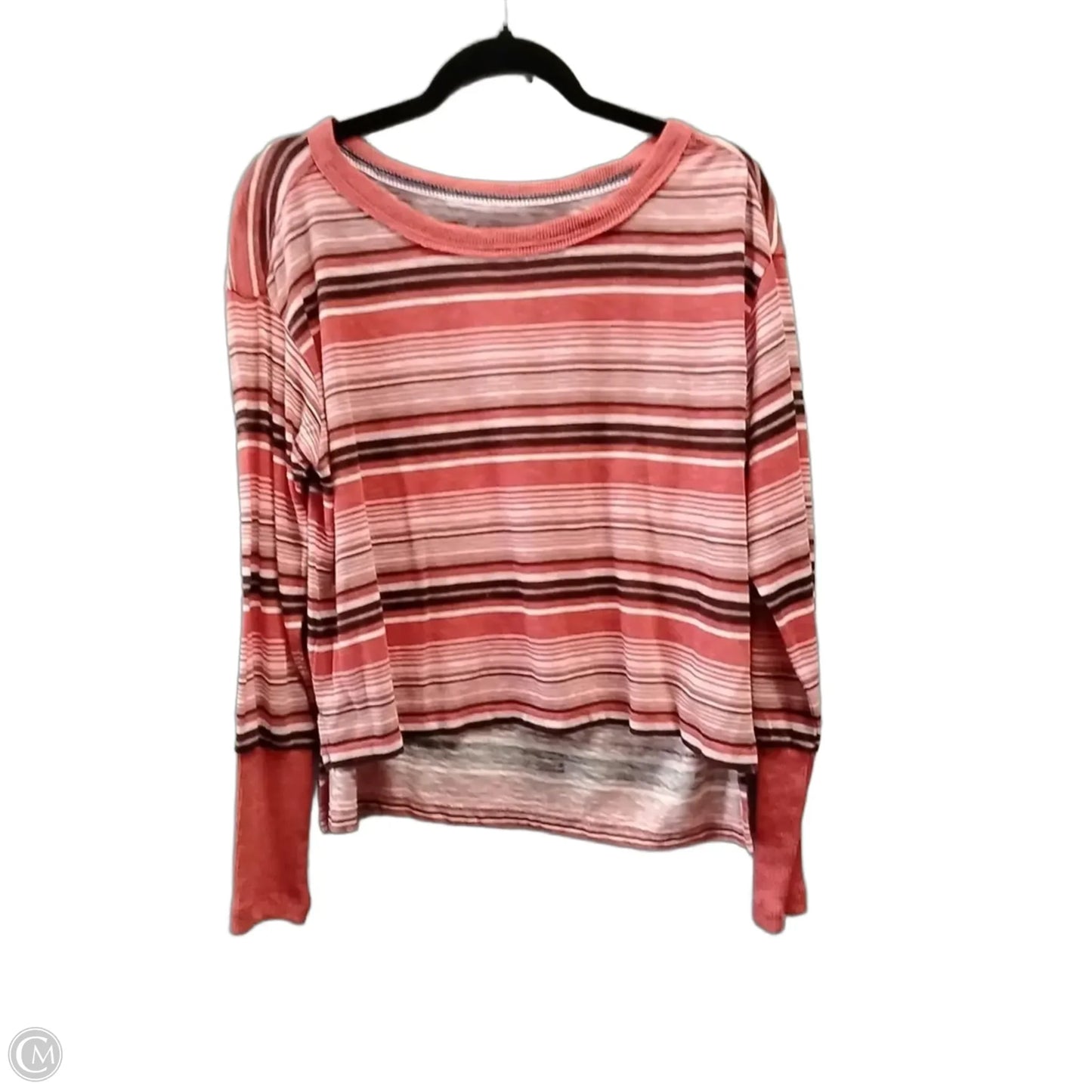 Top Long Sleeve By Pilcro In Striped Pattern, Size: S