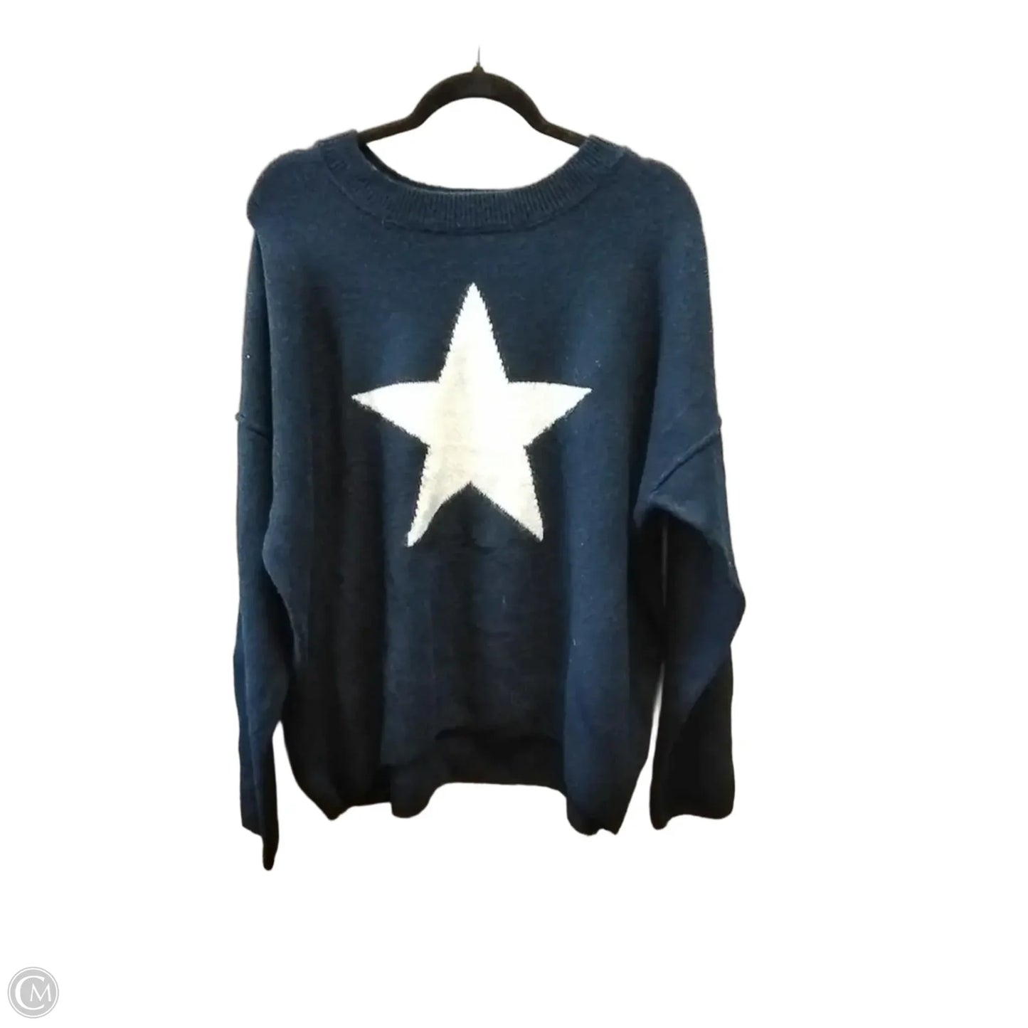Sweater By Vince Camuto In Blue, Size: L