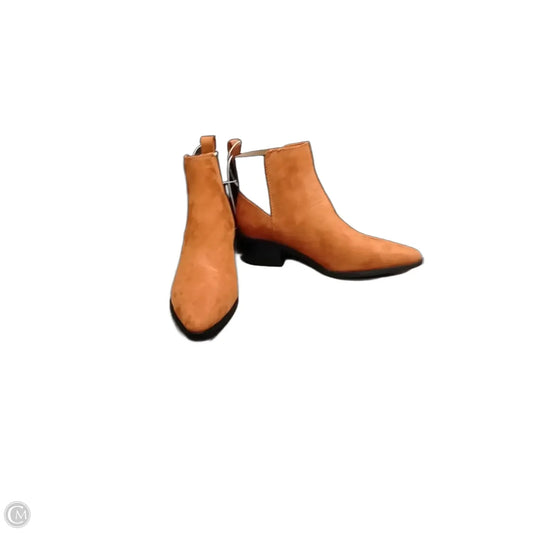 Boots Ankle Heels By A New Day In Brown, Size: 6.5