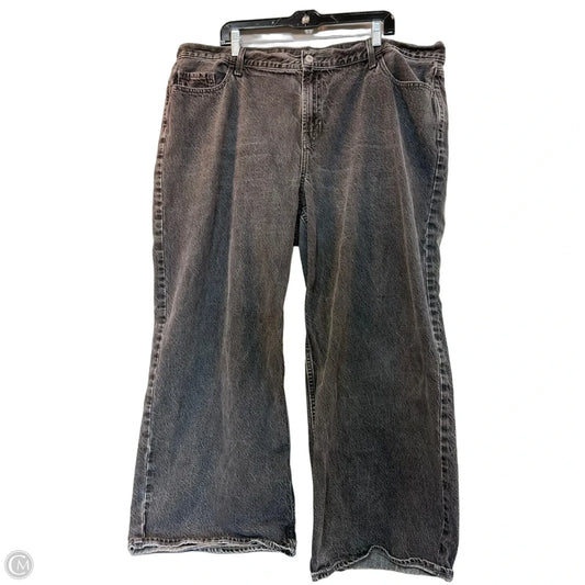 Jeans Wide Leg By Old Navy In Black Denim, Size: 20