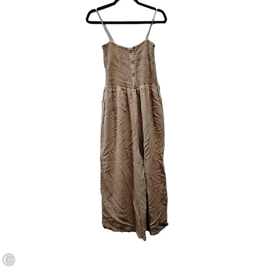 Jumpsuit By Love Tree In Brown, Size: L