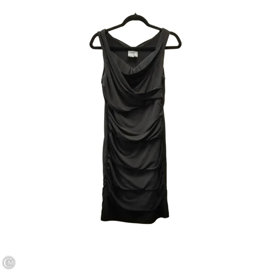 Dress Casual Midi By Muse In Black, Size: 8
