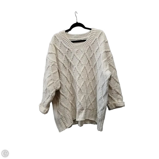 Sweater By Indigo Soul In Beige, Size: 2x