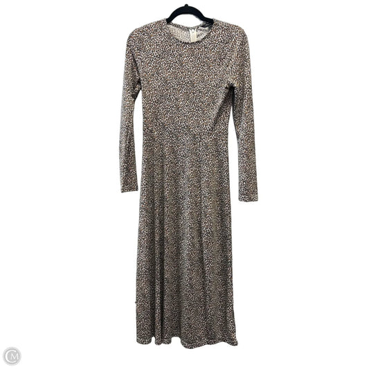 Dress Casual Maxi By Banana Republic In Animal Print, Size: Xs
