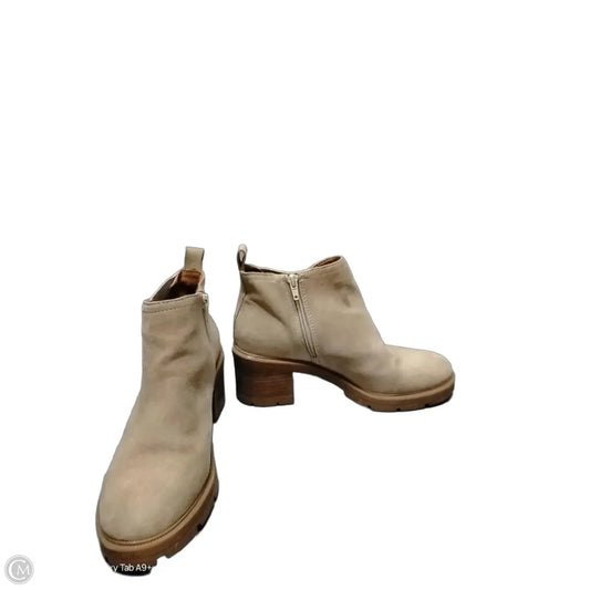 Boots Ankle Flats By Lucky Brand In Brown, Size: 9