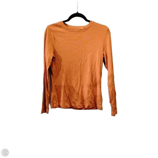 Top Long Sleeve By A New Day In Orange, Size: M