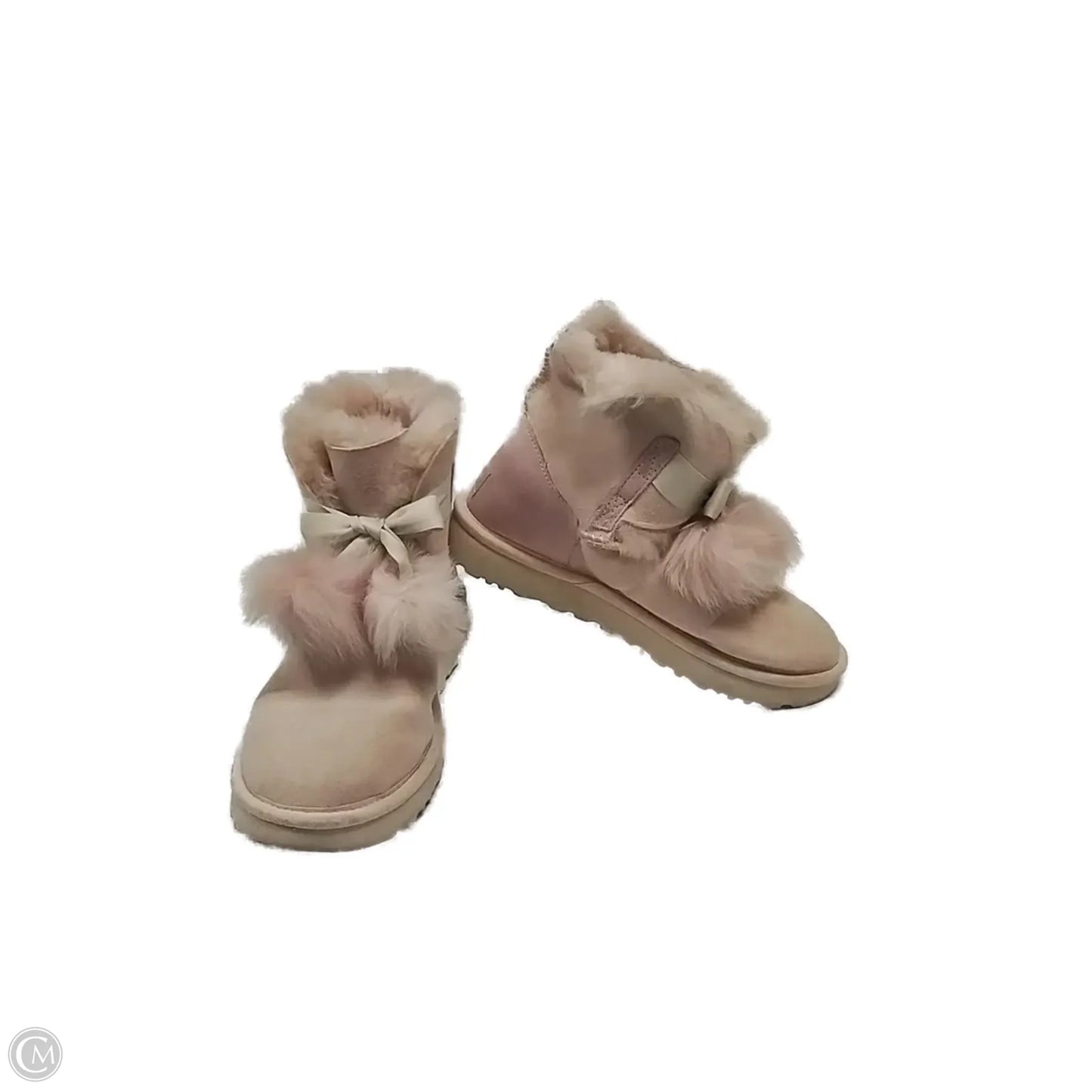 Boots Ankle Flats By Ugg In Pink, Size: 6