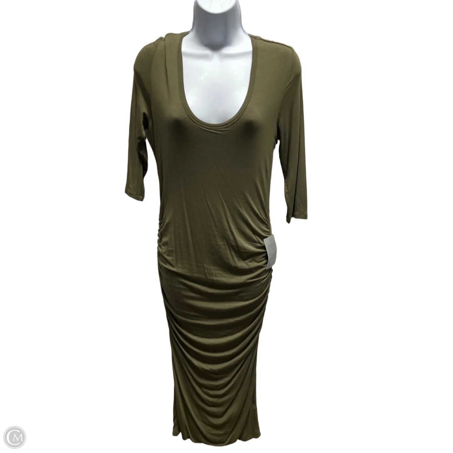 Dress Casual Midi By Clothes Mentor In Green, Size: M