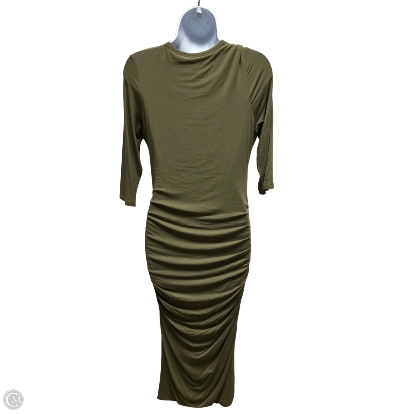 Dress Casual Midi By Clothes Mentor In Green, Size: M