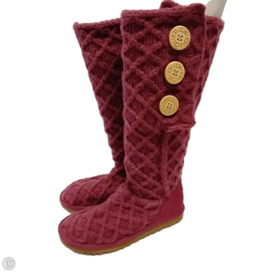 Boots Snow By Ugg In Purple, Size: 5