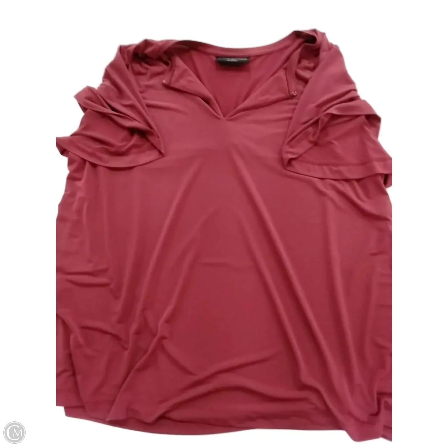 Top Short Sleeve By Lane Bryant In Red, Size: 16