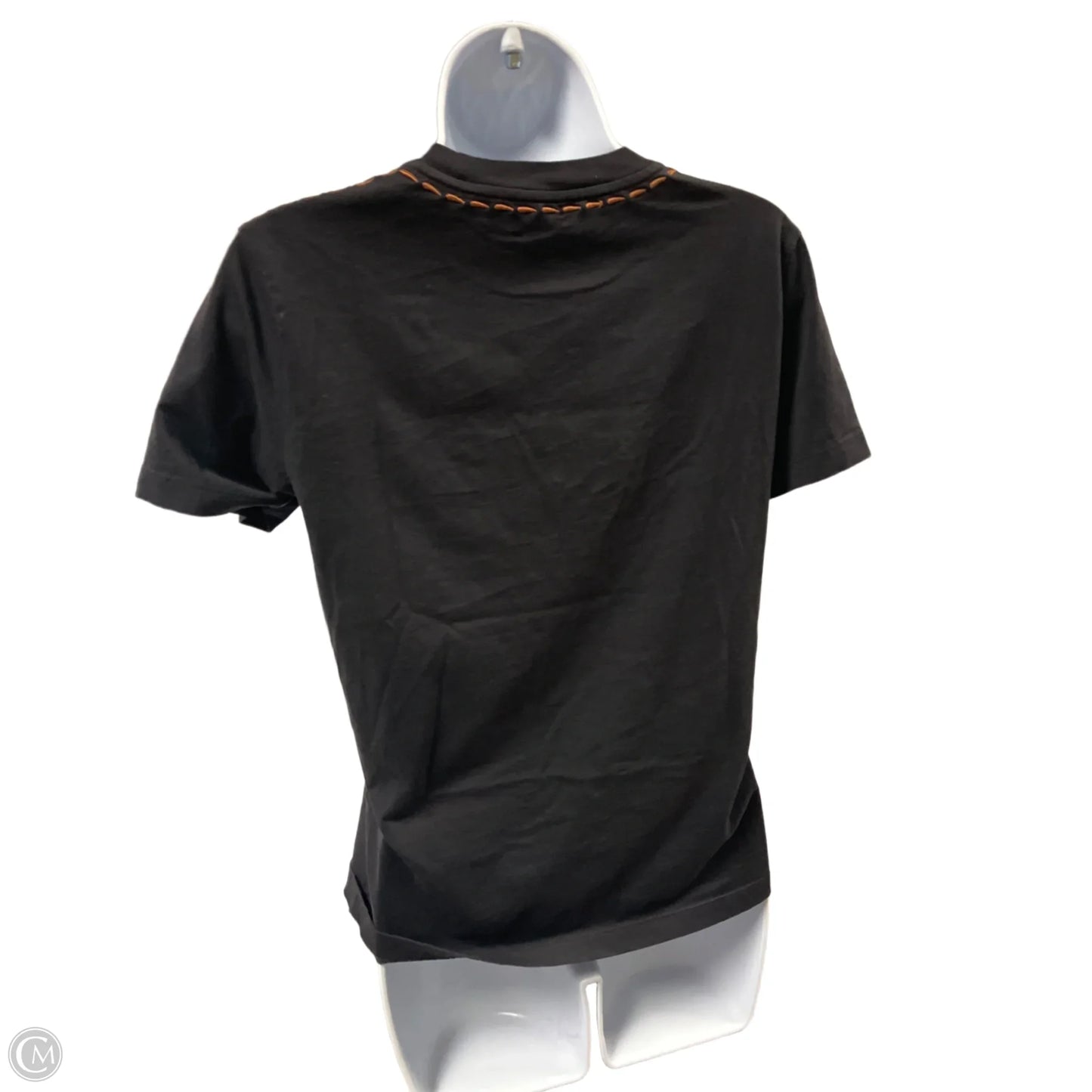 Top Short Sleeve Designer By Coach In Black, Size: Xs