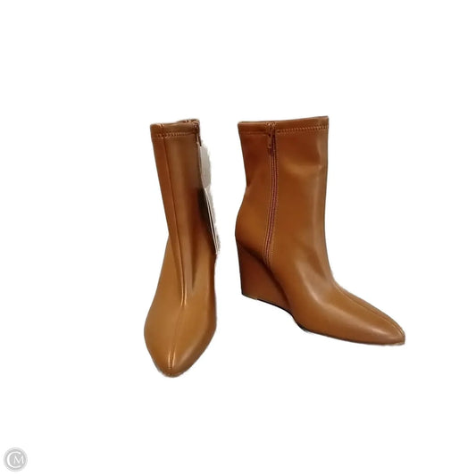 Shoes Heels Wedge By A New Day In Brown, Size: 8