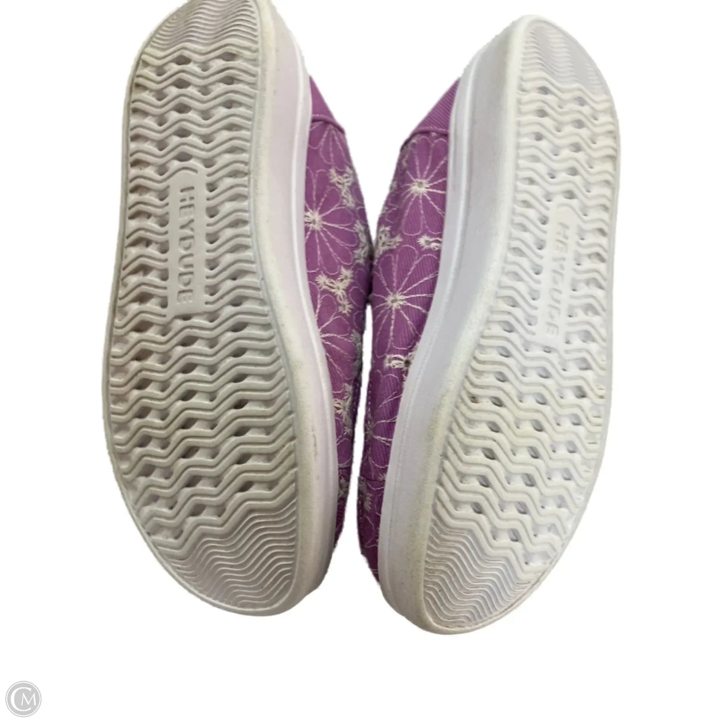 Shoes Flats By Hey Dude In Purple, Size: 6