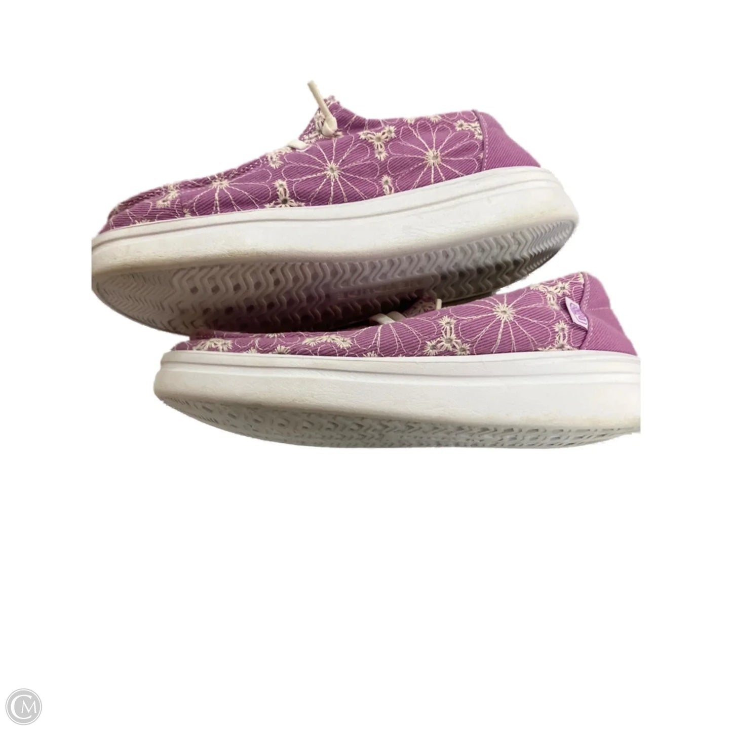 Shoes Flats By Hey Dude In Purple, Size: 6