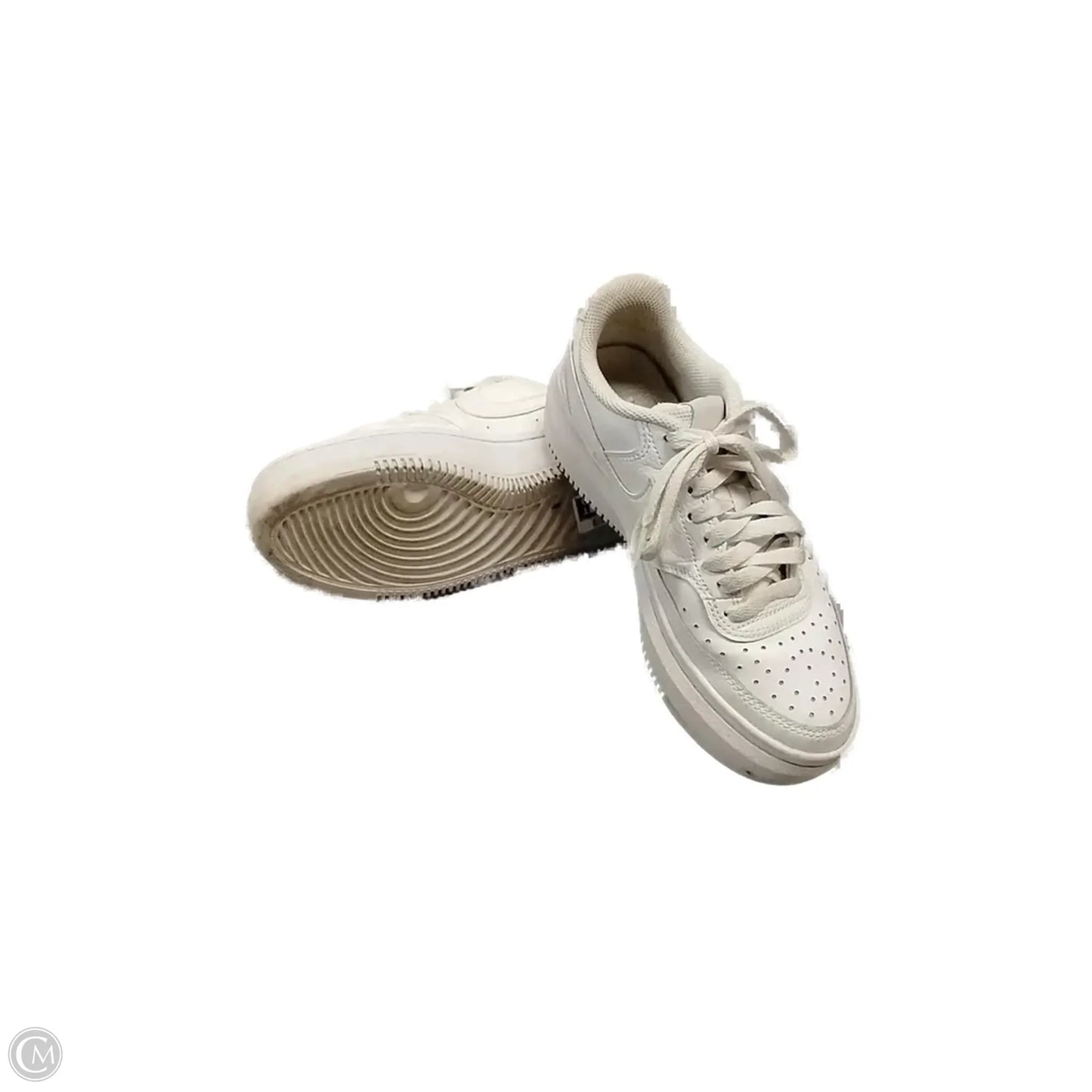 Shoes Athletic By Nike In White, Size: 7.5