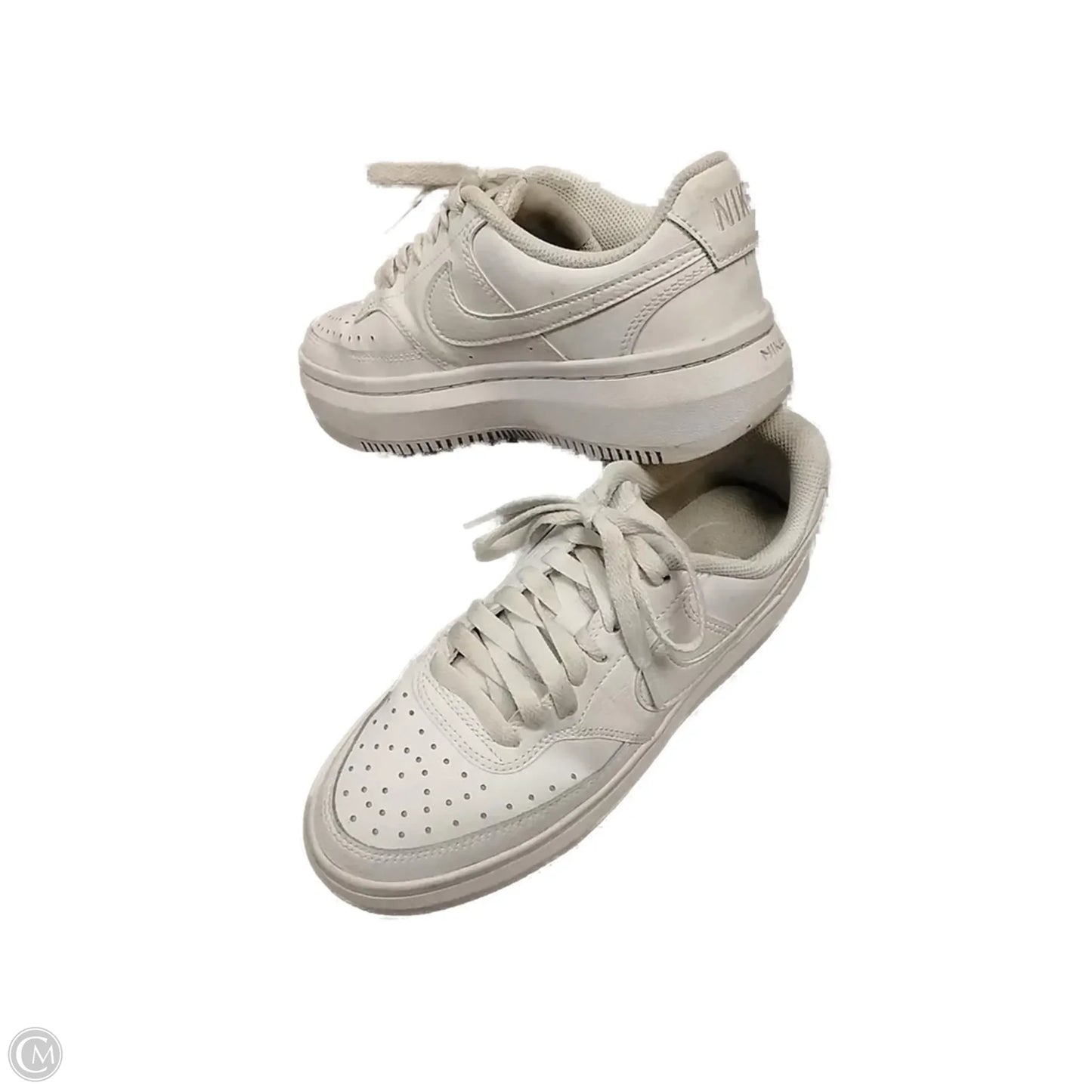 Shoes Athletic By Nike In White, Size: 7.5