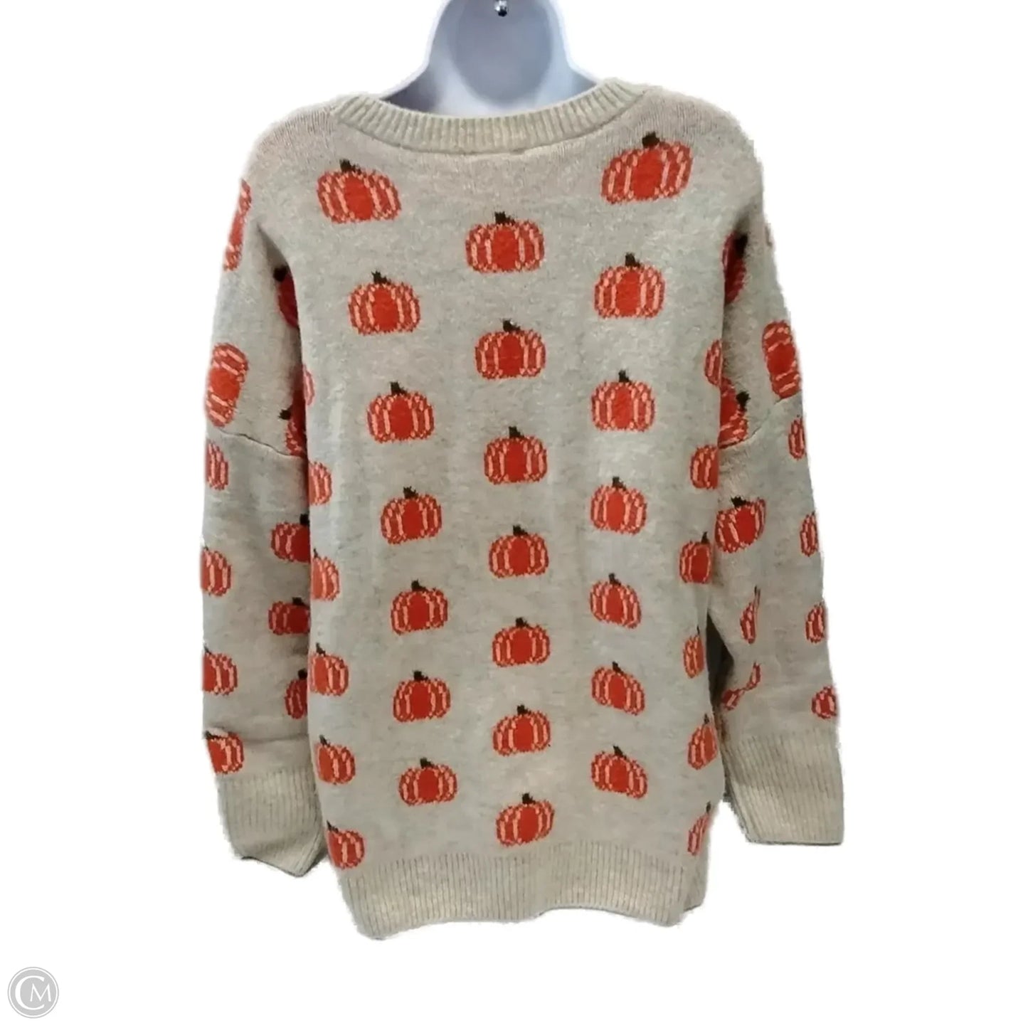 Sweater By Vince Camuto In Tan, Size: L