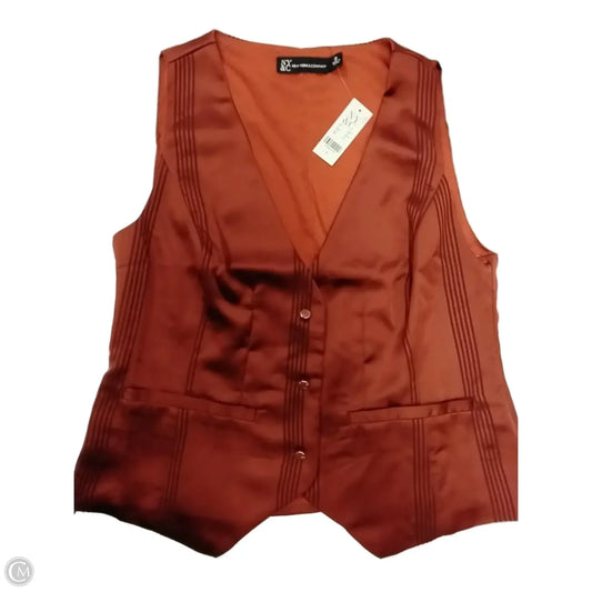Vest Other By New York And Co In Orange, Size: 2