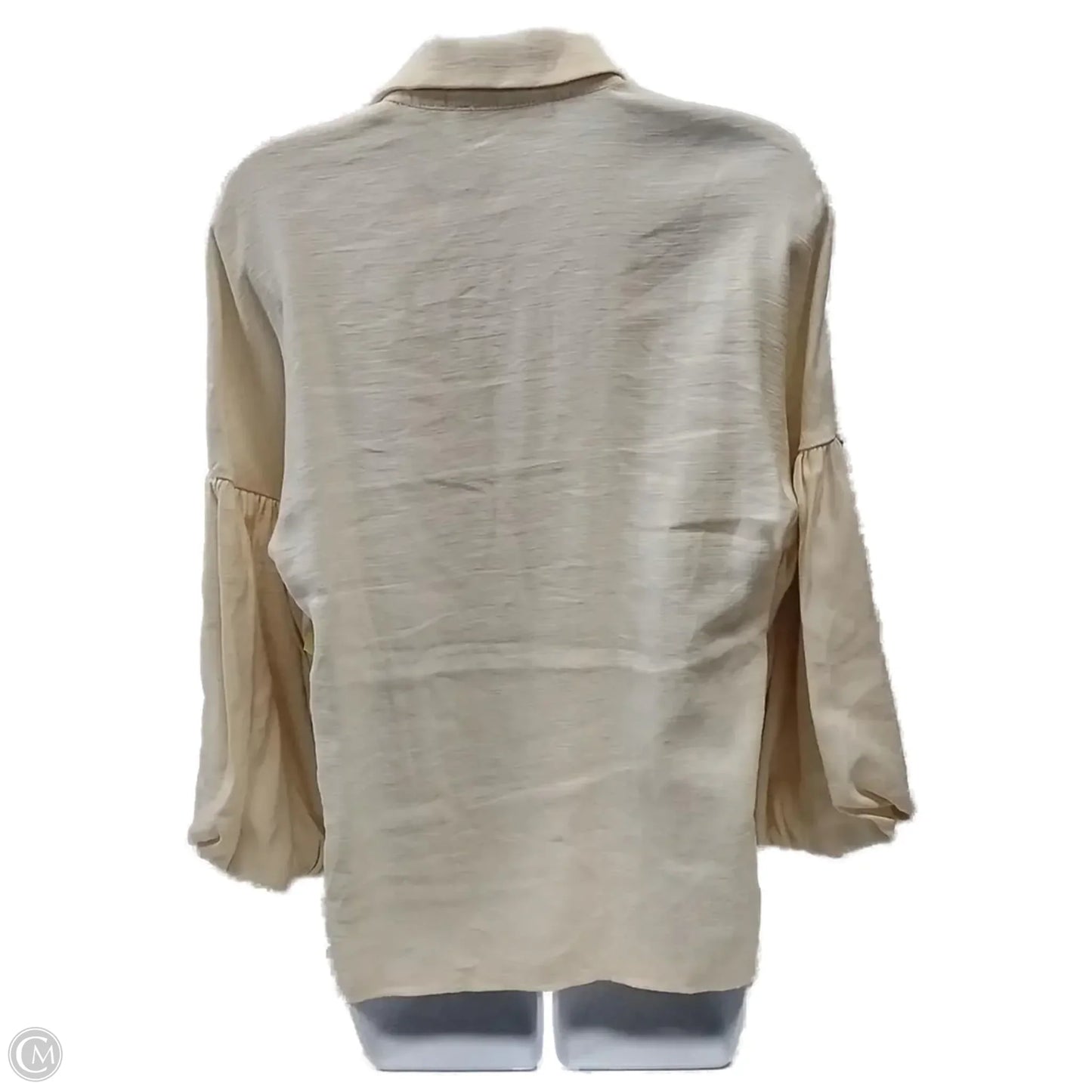 Top Long Sleeve By New York And Co In Beige, Size: S