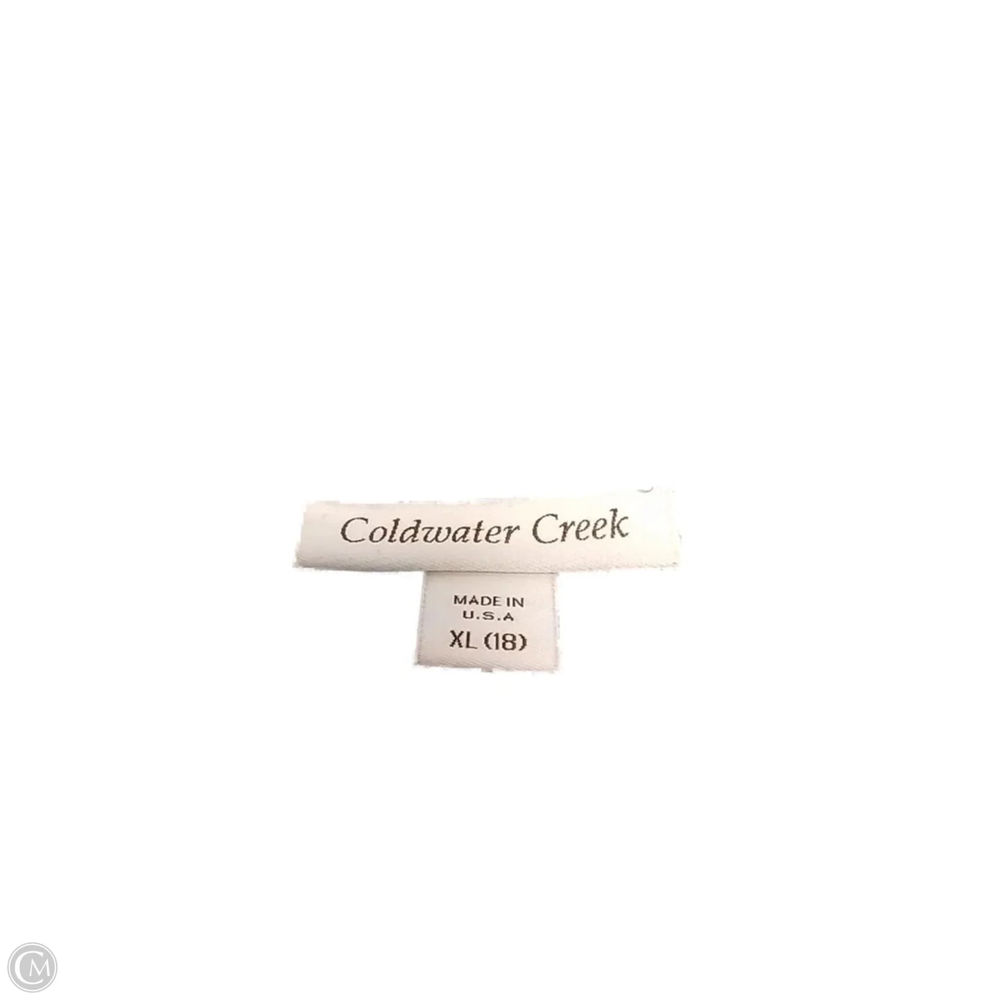 Top Long Sleeve By Coldwater Creek In Multi-colored, Size: Xl