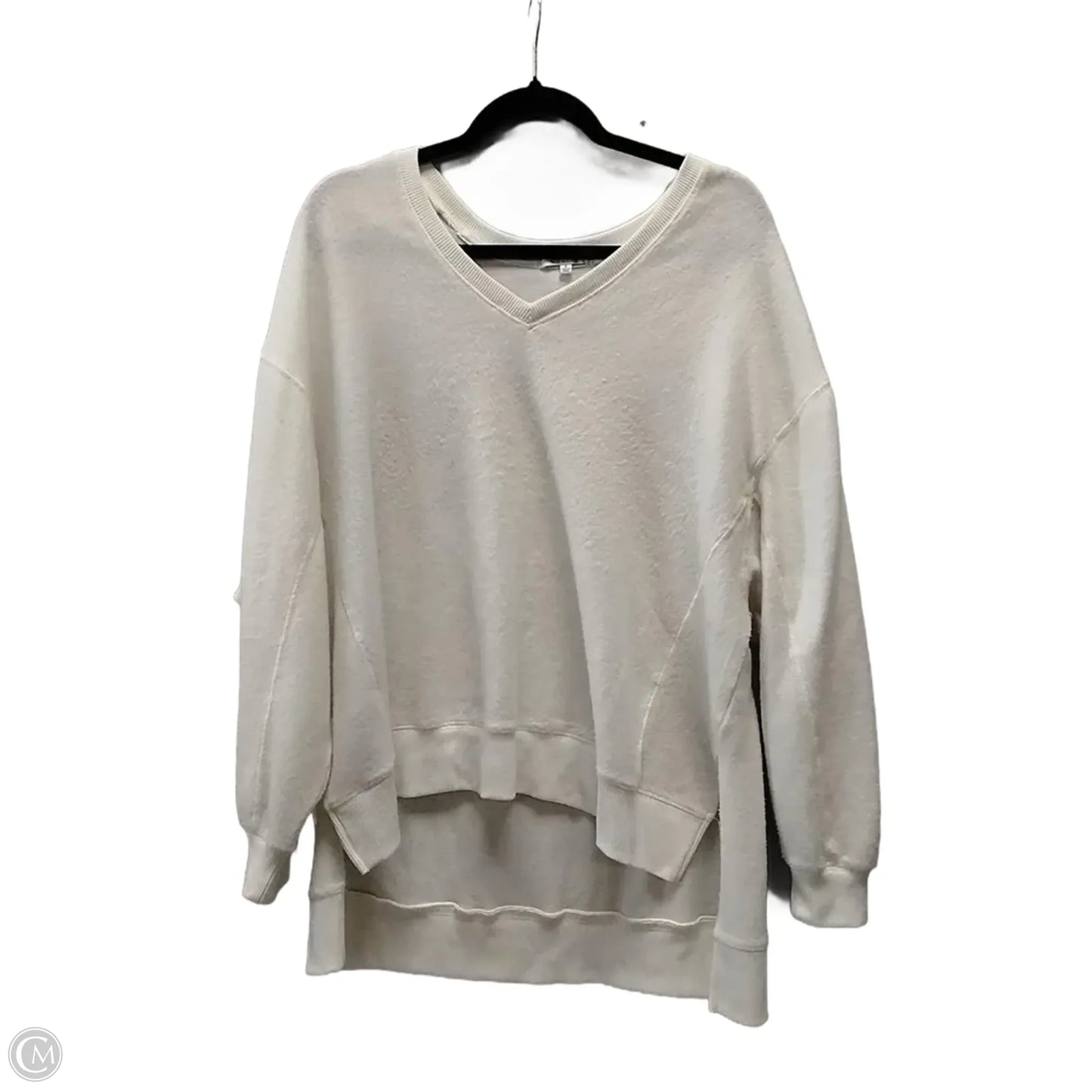 Top Long Sleeve By Z Supply In White, Size: S