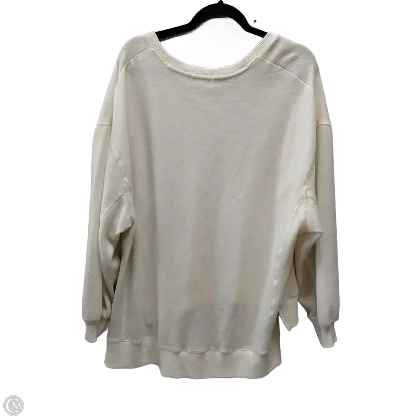 Top Long Sleeve By Z Supply In White, Size: S