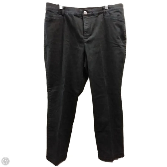 Jeans Skinny By Cj Banks In Black, Size: 20w